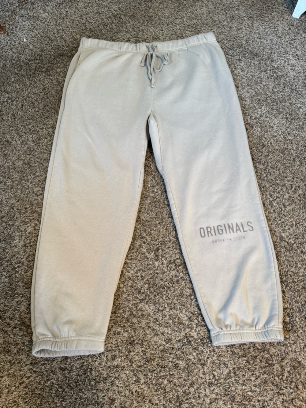Brooklyn Cloth Cream Originals Jogger Sweatpants